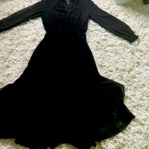 Long black dress